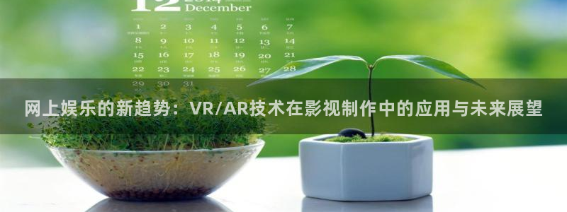 bg大游娱乐官网：网上娱乐的新趋势：VR/AR技术在影视制作中的应用与未来展望